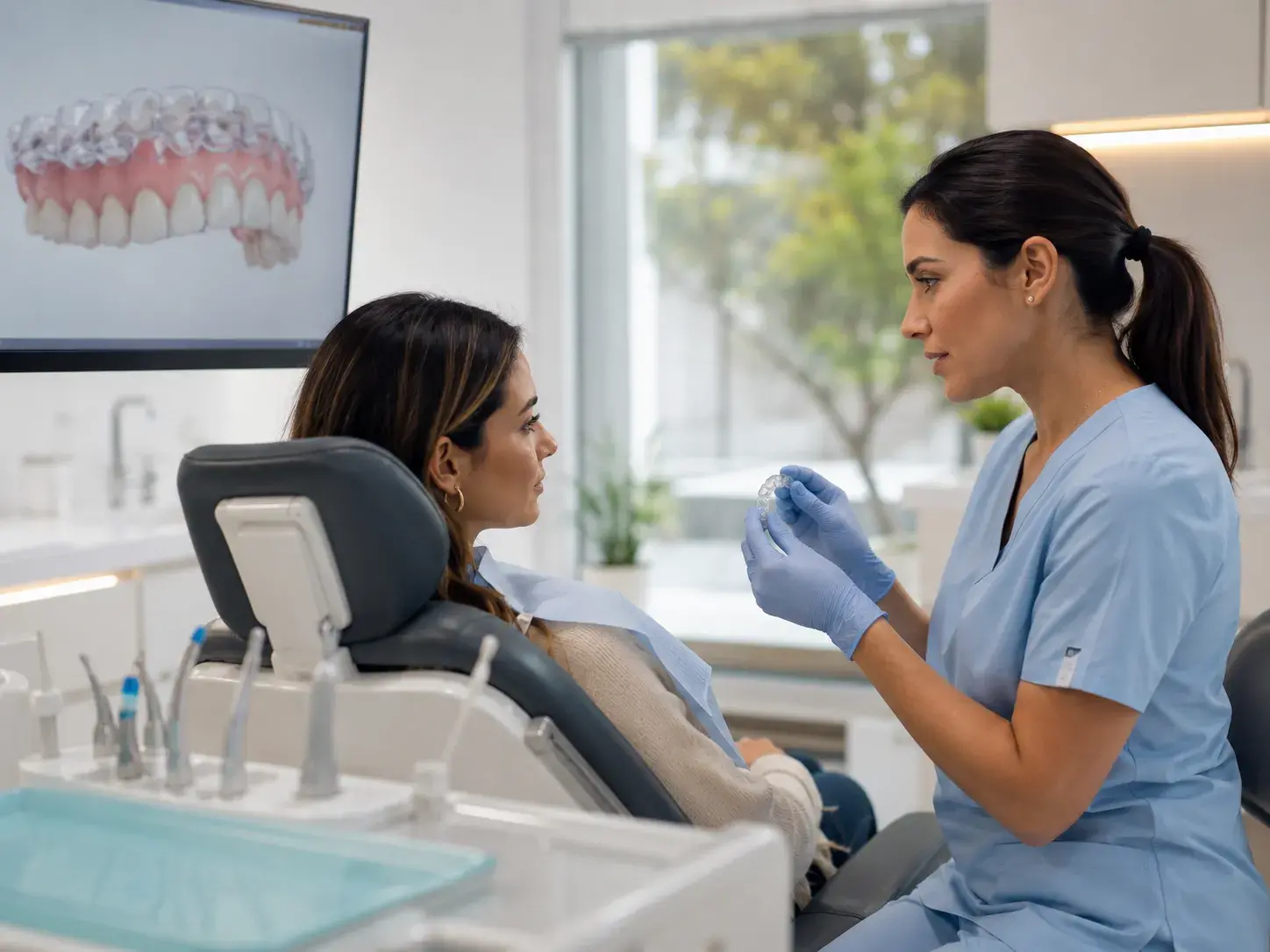 Revision dental para tratamiento Invisalign